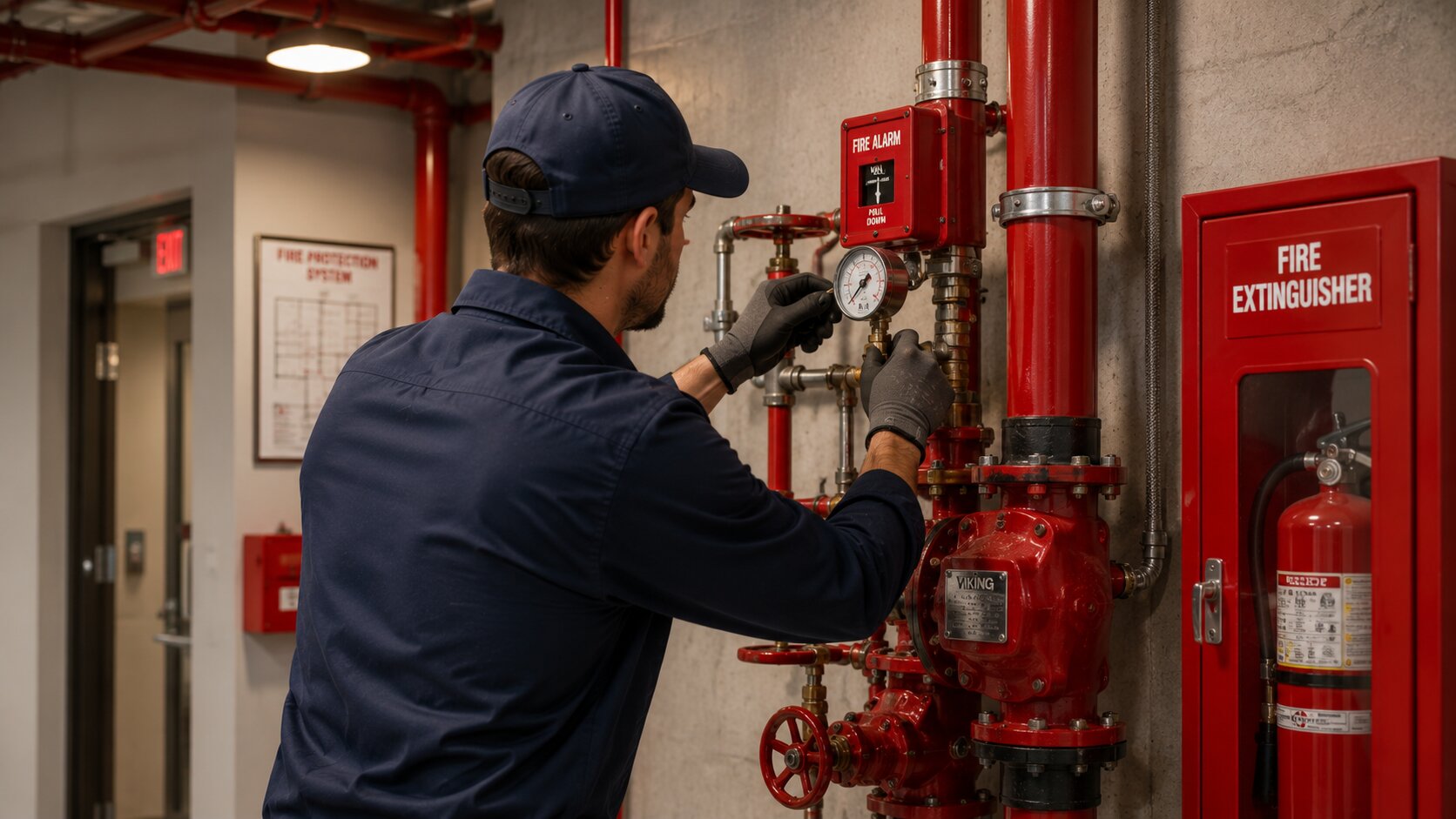 Fire Protection team workflow background