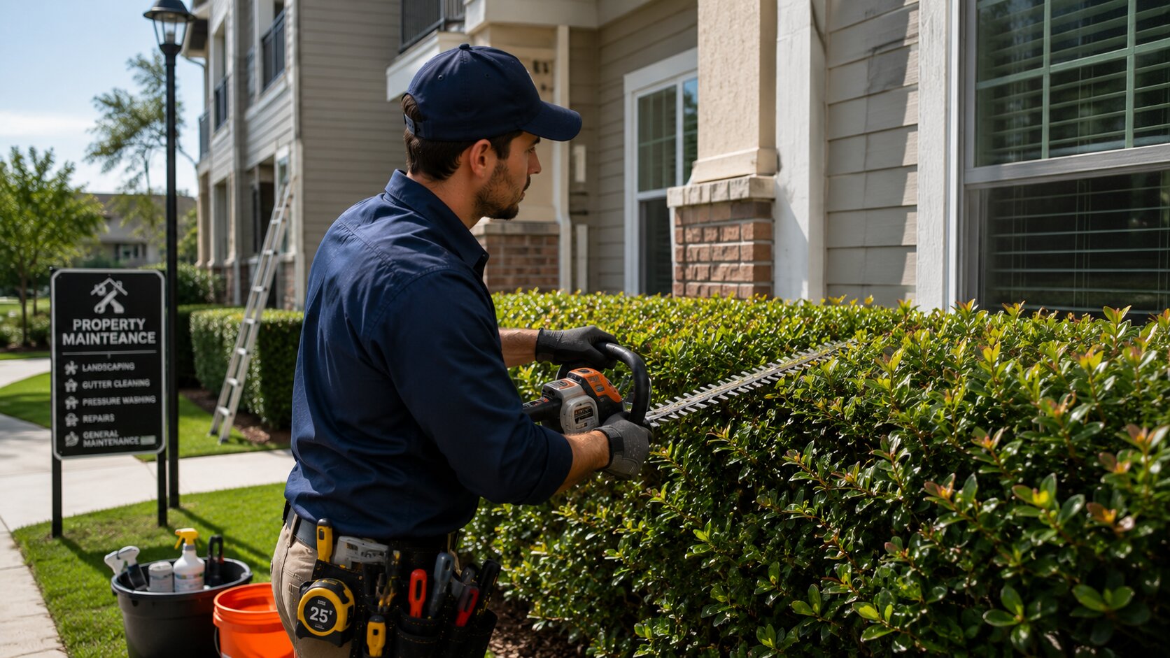 Property Maintenance team workflow background